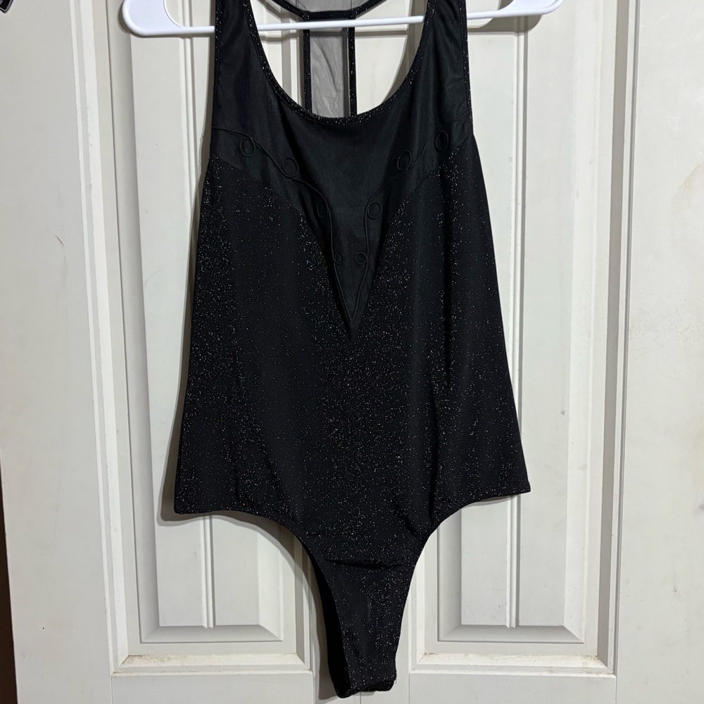 Black Sparkle bodysuit